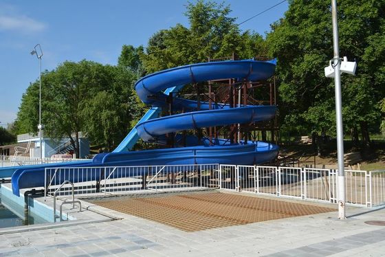 OEM εξωτερικό πάρκο νερού Παιχνίδι Πισίνα Πλησίας Slide Fiberglass για το παιδί
