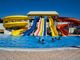 Προσαρμοσμένο χρώμα υαλοπίνακα πάγκο υδάτινο διαδρόμιο εξωτερικά υδάτινα παιχνίδια πάρκο εξοπλισμός πισίνας για παιδιά
