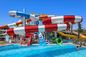 ODM Εξωτερικό Υδάτινο Θεματικό Πάρκο Αθλητικά Παιχνίδια Πεζοπορίες Tube Fiberglass Slide