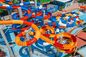 OEM Εξωτερικά Παιδικά Παιχνίδια Πάρκο Πλατόπεδο Εξοπλισμός Γίγαντας υδάτινος διαδρόμος