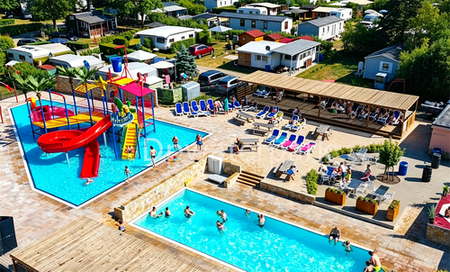 Πρόγραμμα παιδικής τσουλήθρας στο Eurocamp-Spreewaldtor στη Γερμανία