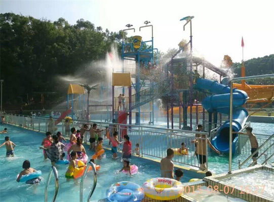 Μεγάλη φωτογραφική διαφάνεια παφλασμών οικογενειακού φίμπεργκλας φωτογραφικών διαφανειών νερού παιδικών χαρών πάρκων Aqua αντιδιαβρωτική