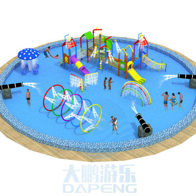 Εμπορικός εξοπλισμός 20m παιχνιδιού νερού παιδιών Waterpark ζώνης οικογενειακών παφλασμών Dia