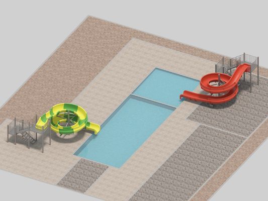 Καλή τιμή. Φετινή πισίνα για ενήλικες Παιδιά Σλάιντ υαλοπλαστική σπειροειδής κατάλληλη για κατοικίες Εμπορικά ξενοδοχεία πισίνα σε απευθείας σύνδεση