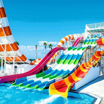 Καλή τιμή. Non-Inflatable Fiberglass Water Slide with 10 Years Service Life Ending with Pool for Kids and Adults σε απευθείας σύνδεση