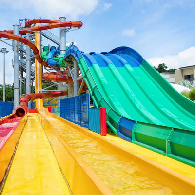 Καλή τιμή. Customized Size Outdoor Water Park Slide with 6-8mm Thickness Fiberglass and Over 10 Years Service Life σε απευθείας σύνδεση