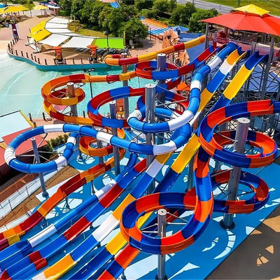 Καλή τιμή. Commercial Water Park Slide with Pool End Suitable for Kids and Adults Custom Fiberglass Slide σε απευθείας σύνδεση
