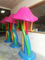 Μαξιλάρι παφλασμών νερού φίμπεργκλας 2.5m παιχνίδια ψεκασμού μεδουσών ύψους για τα παιδιά