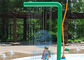 Πάρκο 7 Aqua κουρτίνα νερού ψεκασμού μορφής, γαλβανισμένες δομές νερού χάλυβα για το πάρκο παφλασμών