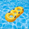 Κίτρινο παχυνμένο πλαστικό δαχτυλίδι κολύμβησης Kayak για το πάρκο νερού Slide Play