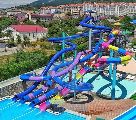 Εσωκλειόμενη συστροφή 4 εμπορική σπείρα φίμπεργκλας Combo φωτογραφικών διαφανειών νερού παρόδων