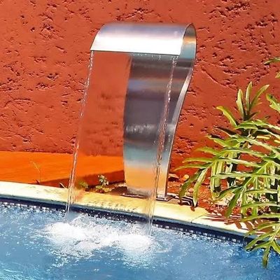 Καλή τιμή. Μεταλλικά εξαρτήματα πισίνας SPA Ατσάλινο Σιντριβάνι Κεφαλή Καταρράκτη εξωτερικό καταρράκτη σε απευθείας σύνδεση