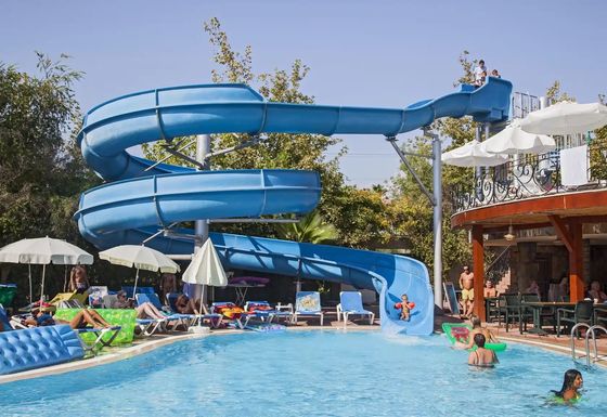 Νερό διασκέδαση θεματικό πάρκο πισίνα γυαλί ίνες διαφάνεια για παιδιά Παίξτε προσαρμοσμένο χρώμα