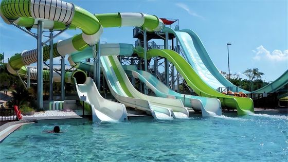 OEM Φυτογυάλινη πισίνα Slide Εξωτερικό Νερό Πάρκα διασκέδασης Παιχνίδια Ράιντ