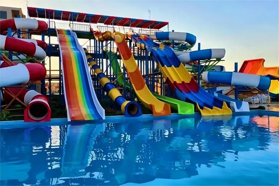 Πλυτάριες Συσκευές Νερό Πάρκο Slide Παιδιά Tube Slides 5m ύψος
