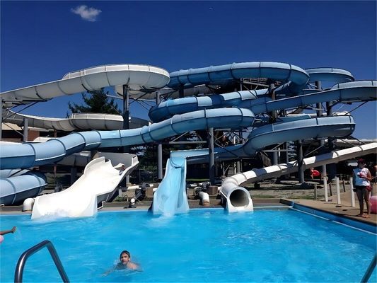 OEM Εξωτερικό εμπορικό πάρκο νερού Παιδική χαρά Παιχνίδια γυαλί ίνες διαφάνεια για παιδιά