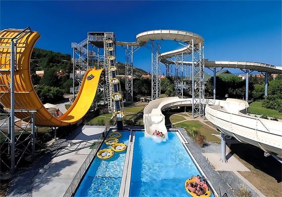 ODM Υδάτινο διασκέδαση Aqua Park Rides Fiberglass Slide για πισίνα