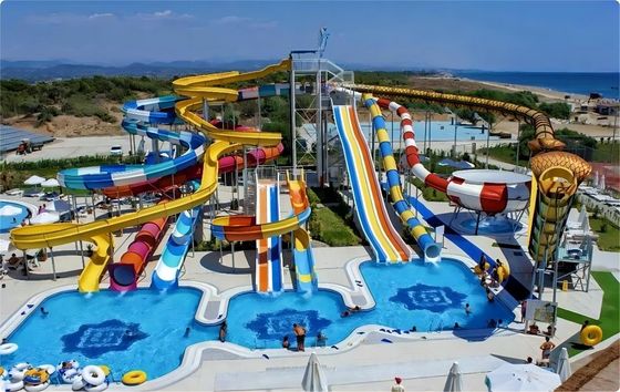 Εμπορικό πάρκο θέασης νερού πισίνα βόλτες υαλοπλαστική διαφάνεια