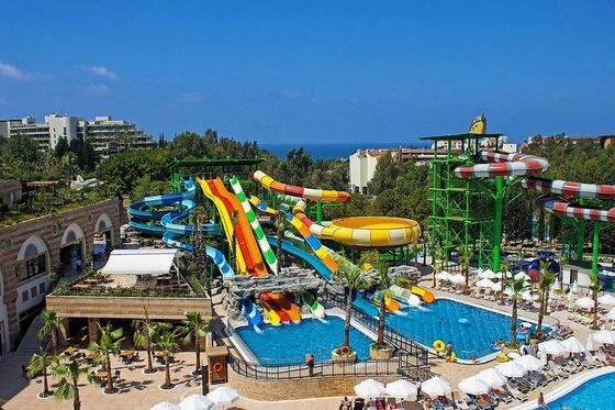 Εξωτερικό πάρκο διασκέδασης Ride Swimming Pool Fiberglass Water Slide