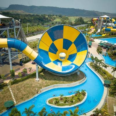 Καλή τιμή. Outdoor Fiberglass Water Park Slide with 6-8mm Thickness and 10 Years Service Life in Customized Size σε απευθείας σύνδεση