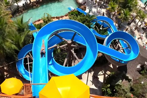 Καλή τιμή. Summer Hot Selling Large-Scale Water Park Slide Fiberglass Spiral with Design Service Water Play Equlpment One-year Warranty σε απευθείας σύνδεση