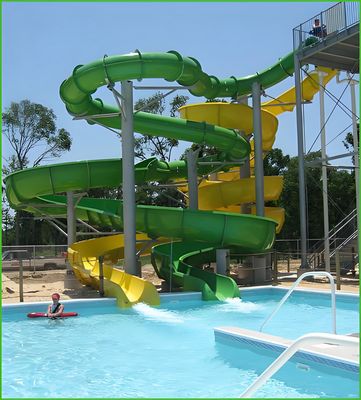 Καλή τιμή. 3D Design Pool Water Slide Customed Color Fiberglass Capacity Of 100KG Suitable For Adult And Child Water Games σε απευθείας σύνδεση