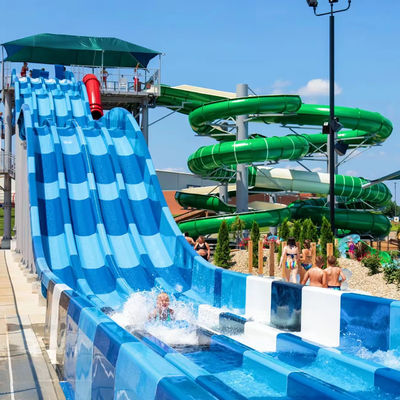 Καλή τιμή. Customized Size 6-8mm Thickness Fiberglass Water Park Slide Ending with Pool for Kids and Adults σε απευθείας σύνδεση