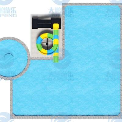 ποιότητας Коммерческая стеклопластиковая водная горка Открытая игровая площадка Стеклопластик Оцинкованная сталь Прочный Εργοστάσιο