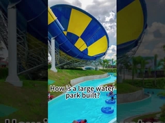 18m ύψος Μεγάλο ενήλικας υδάτινο διαδρόμιο εξωτερικού ομιλητή από γυαλί ίνες Σχήμα, Μεγάλο διαδρόμιο τρομπέτας