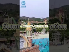 Εξωτερικό εξοπλισμό διασκέδασης Πάρκο νερού Παιχνίδια υδραργύρου υδρατλαντικές λωρίδες
